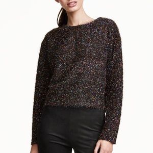 H&M gliter sweater size L